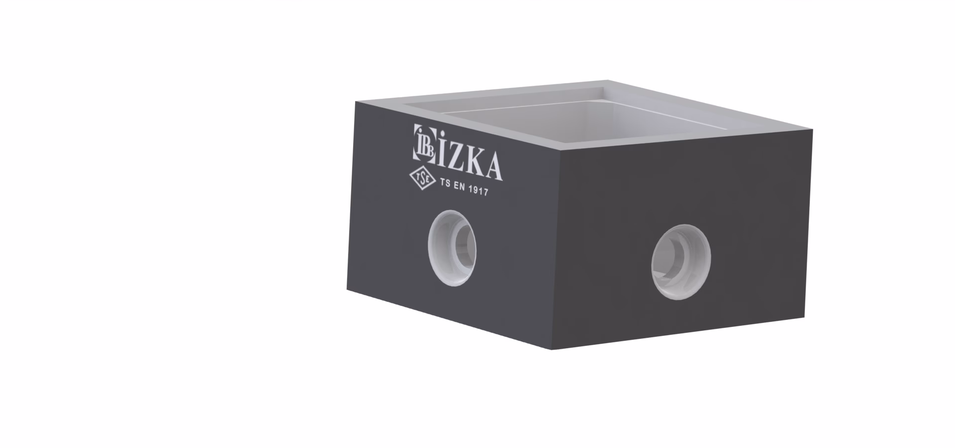 80x80x200mm Yağmur Izgara Baca Tabanı
